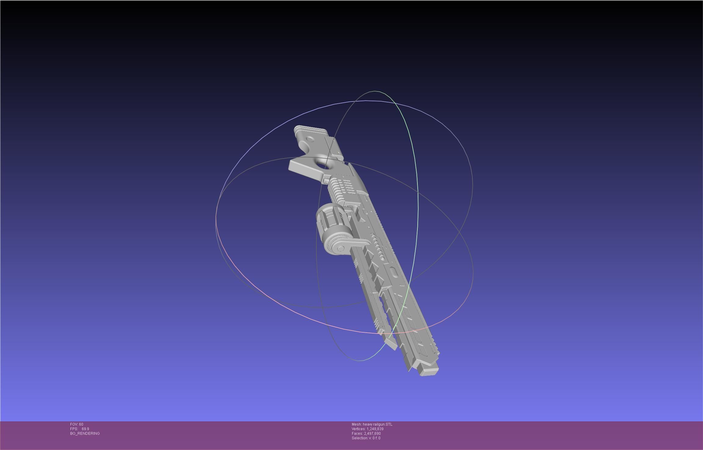 Murder Drones Finale Heavy Railgun 3D model_11