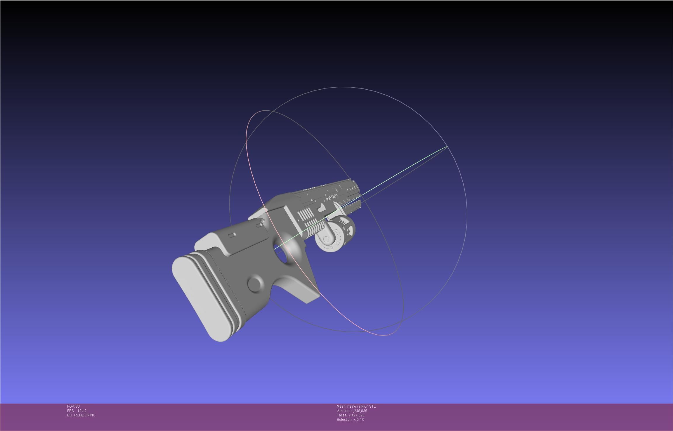 Murder Drones Finale Heavy Railgun 3D model_15