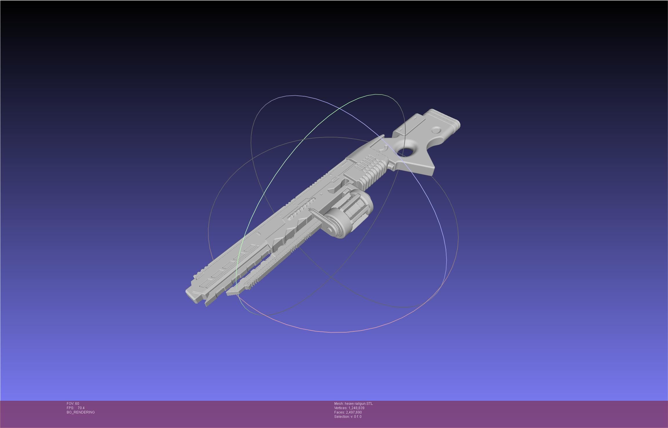 Murder Drones Finale Heavy Railgun 3D model_3