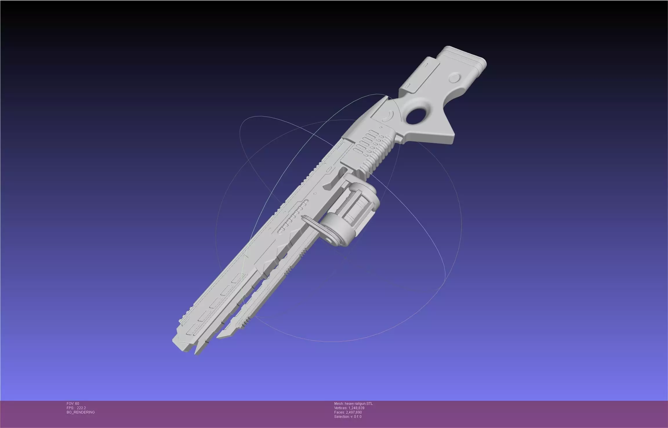 Murder Drones Finale Heavy Railgun 3D model_0