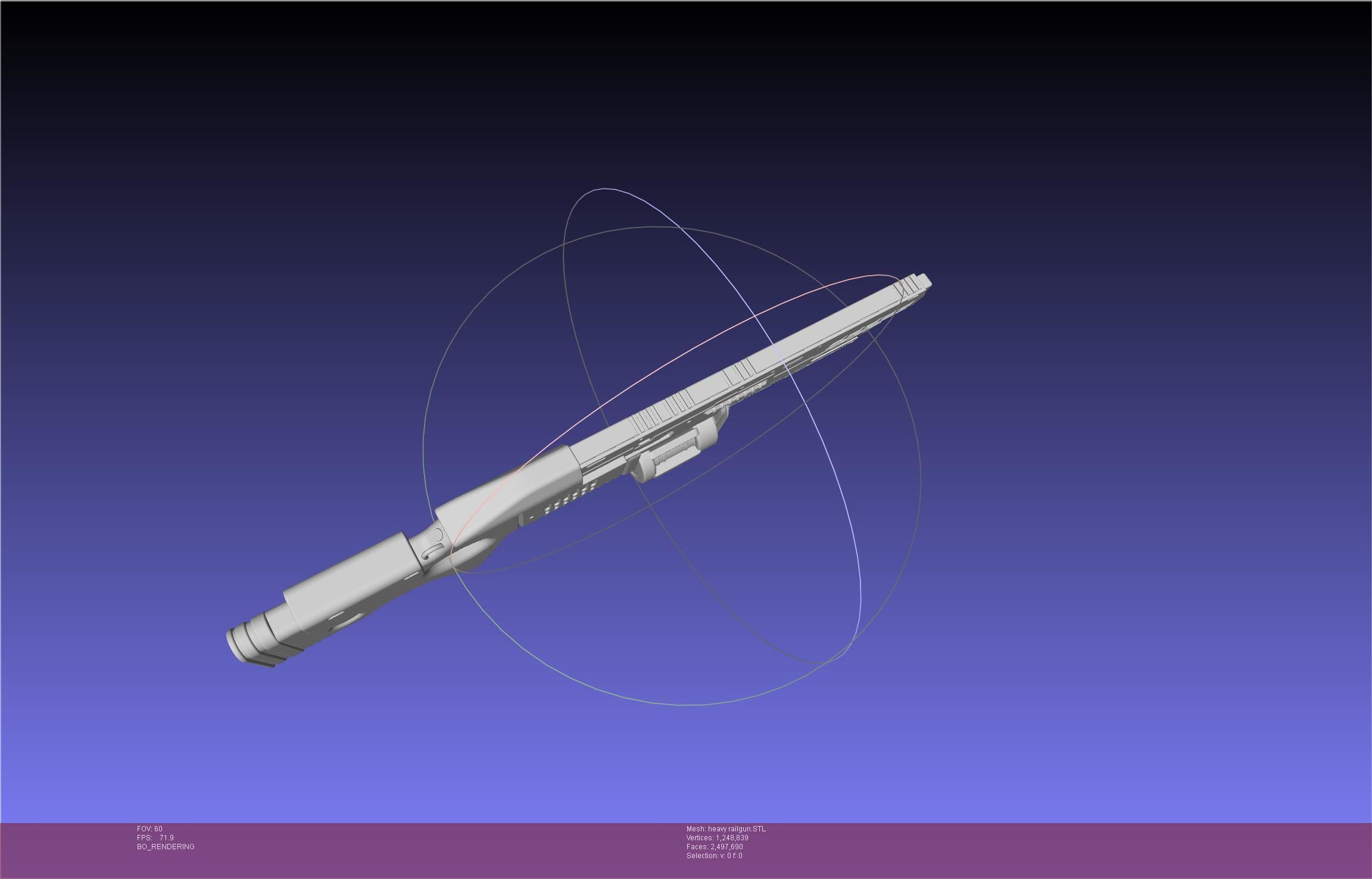 Murder Drones Finale Heavy Railgun 3D model_16