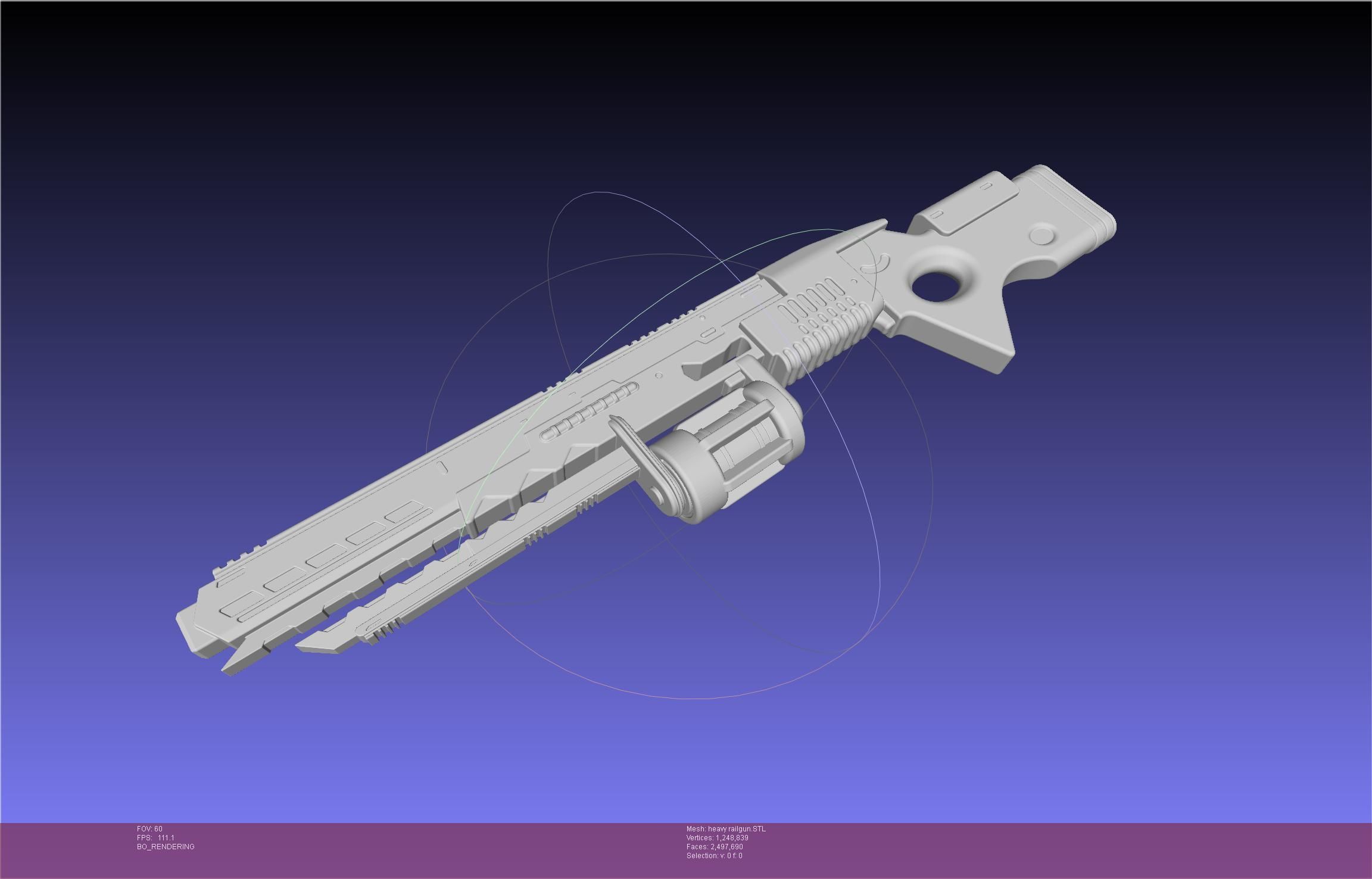 Murder Drones Finale Heavy Railgun 3D model_24