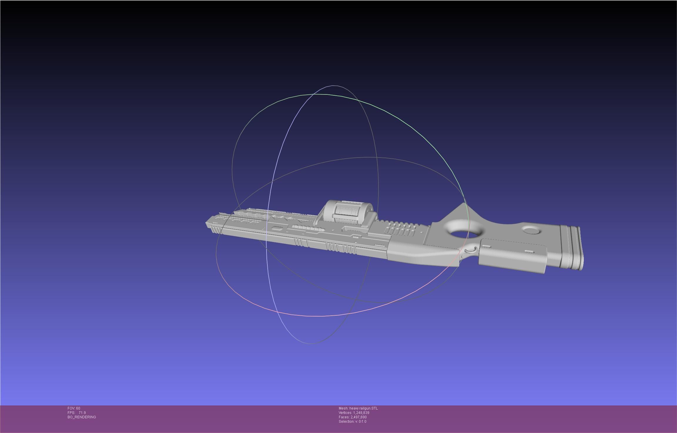 Murder Drones Finale Heavy Railgun 3D model_9