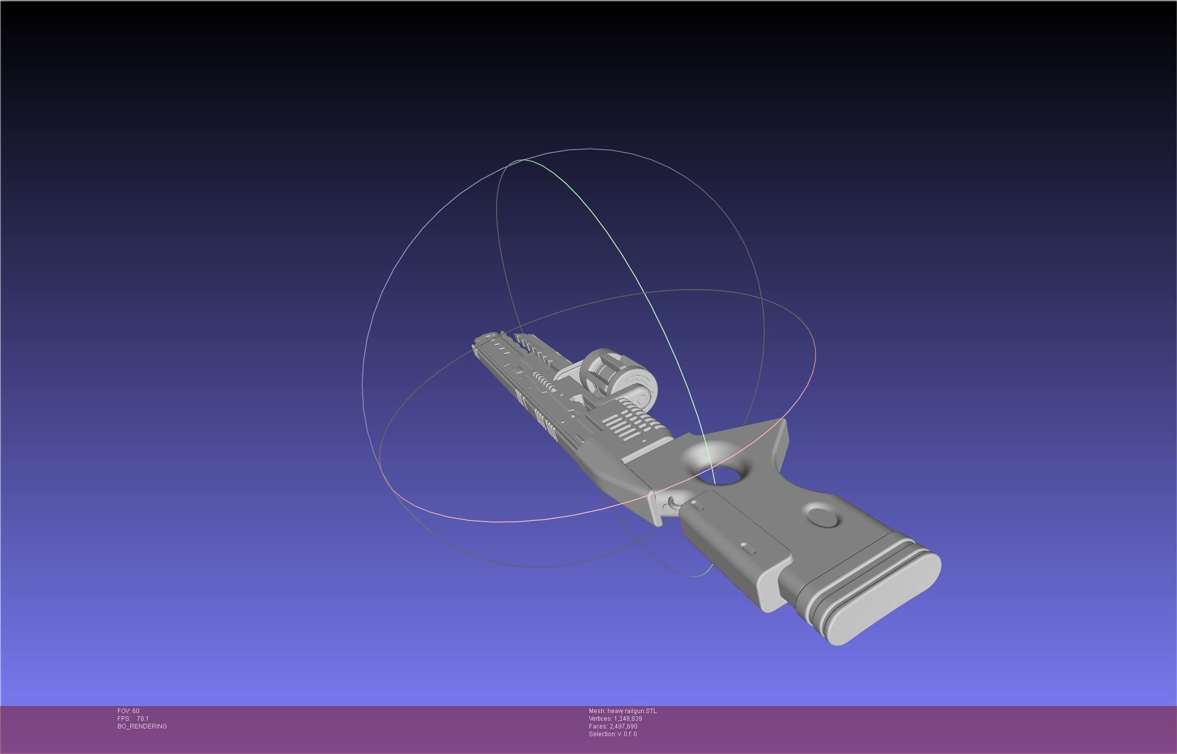 Murder Drones Finale Heavy Railgun 3D model_8