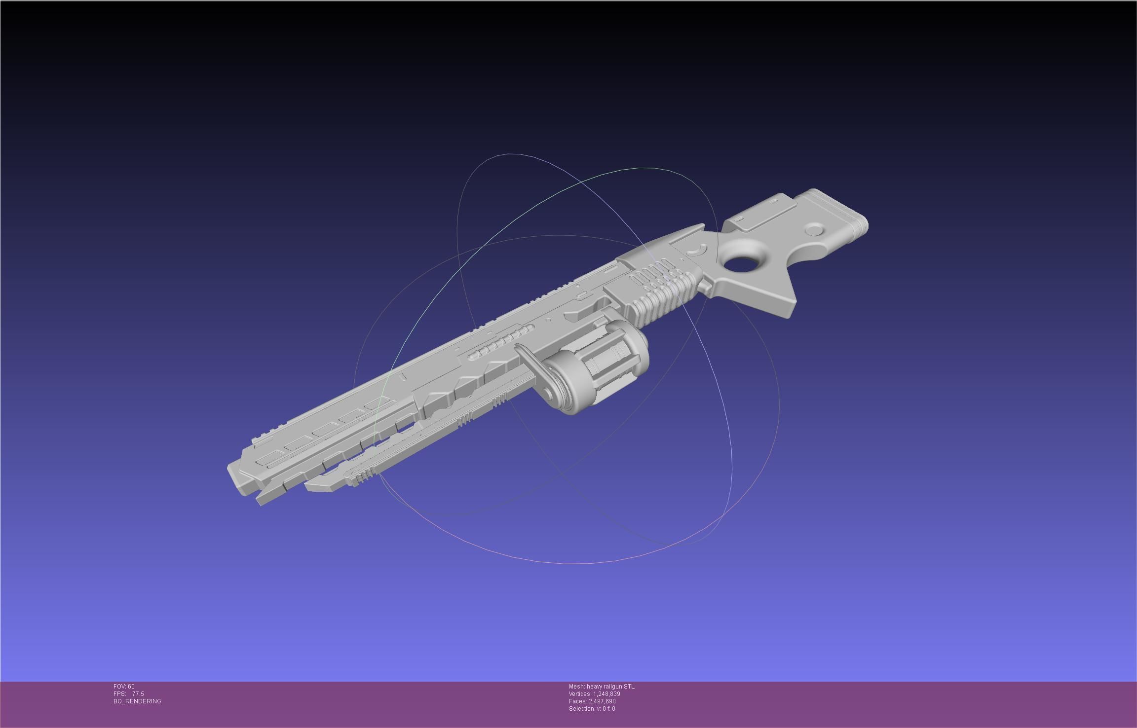 Murder Drones Finale Heavy Railgun 3D model_23