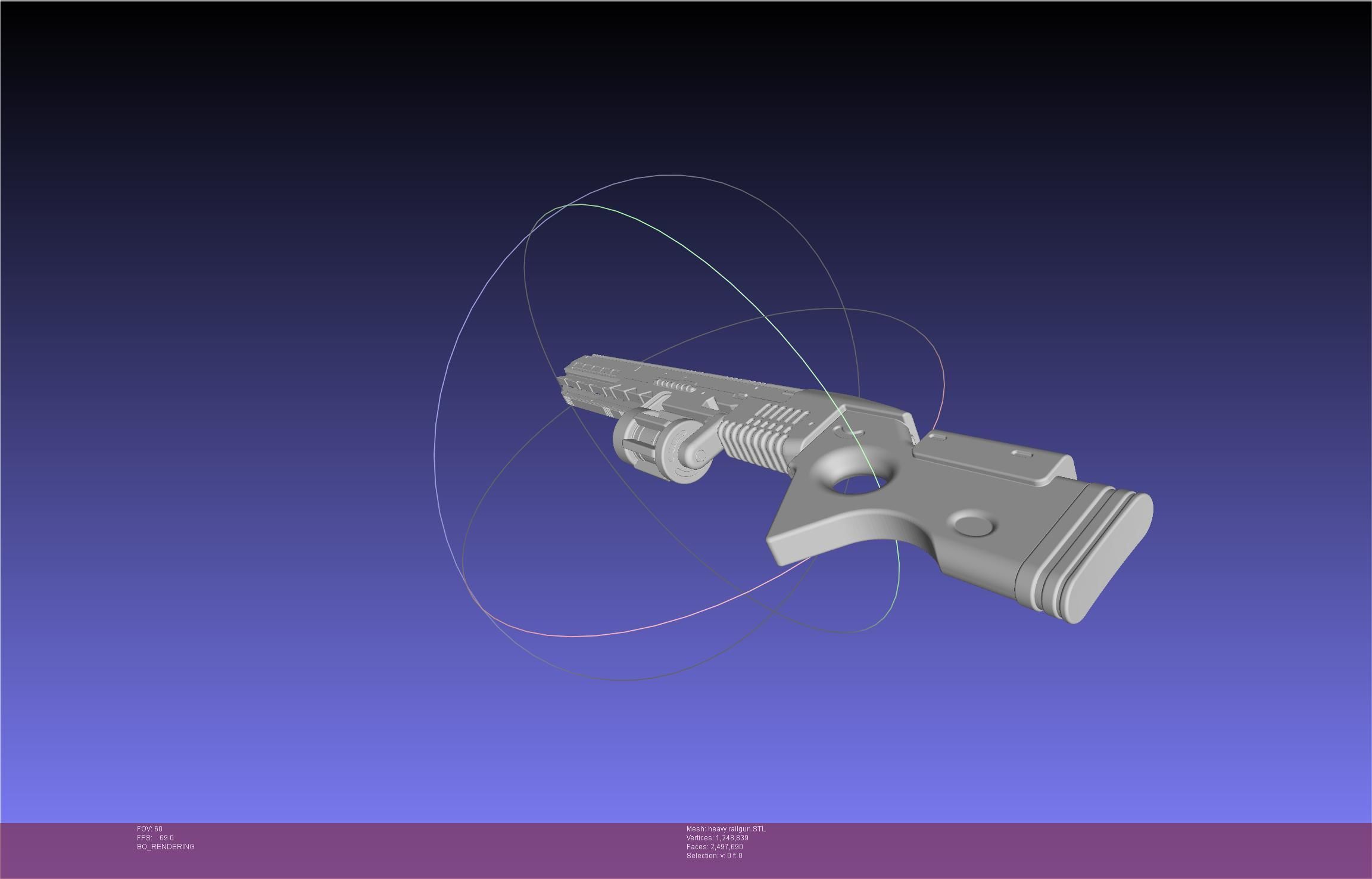 Murder Drones Finale Heavy Railgun 3D model_2