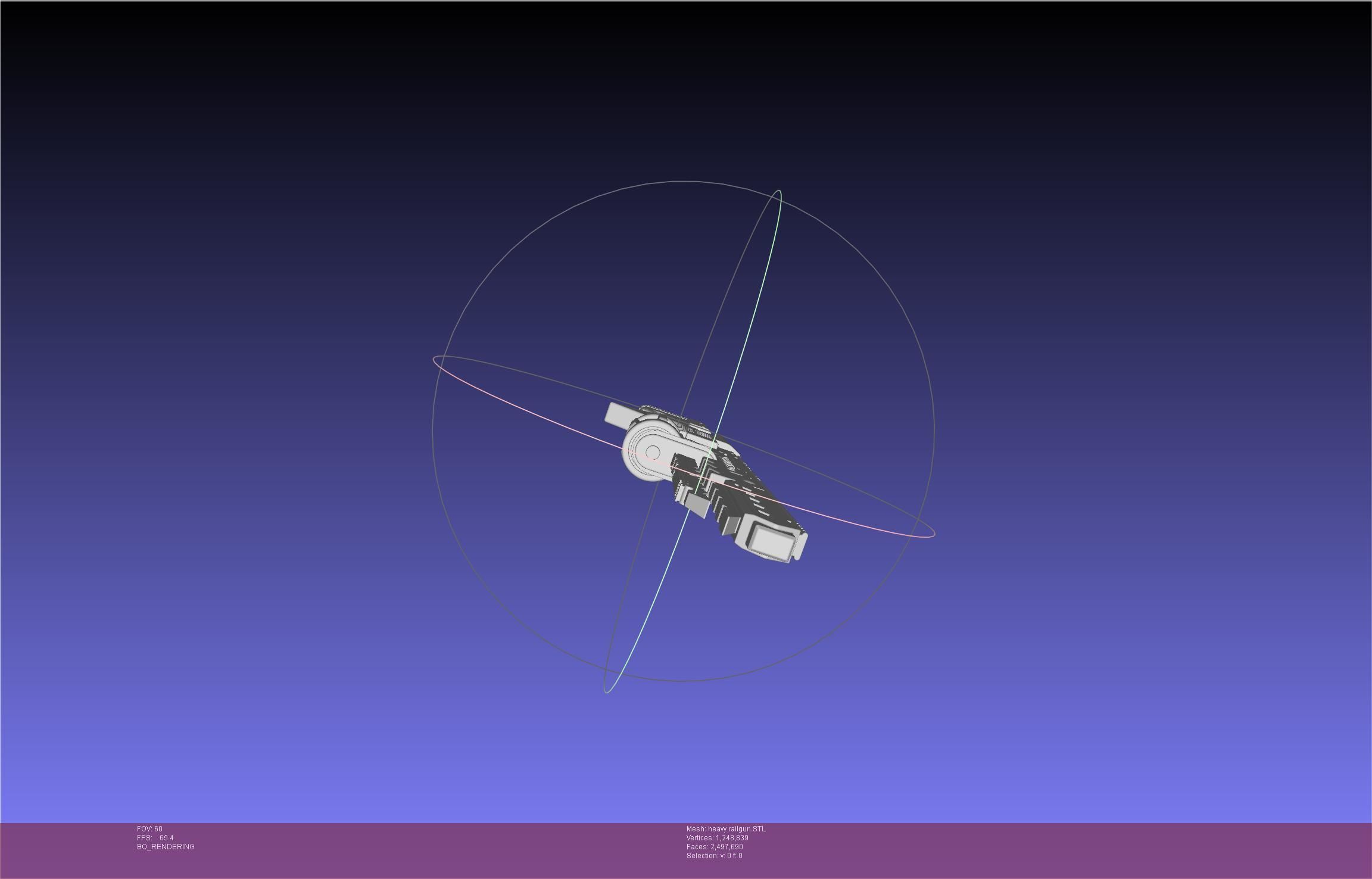 Murder Drones Finale Heavy Railgun 3D model_13