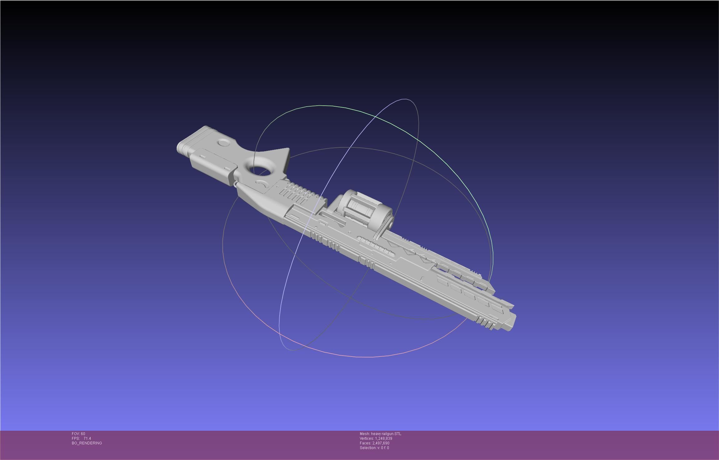 Murder Drones Finale Heavy Railgun 3D model_5