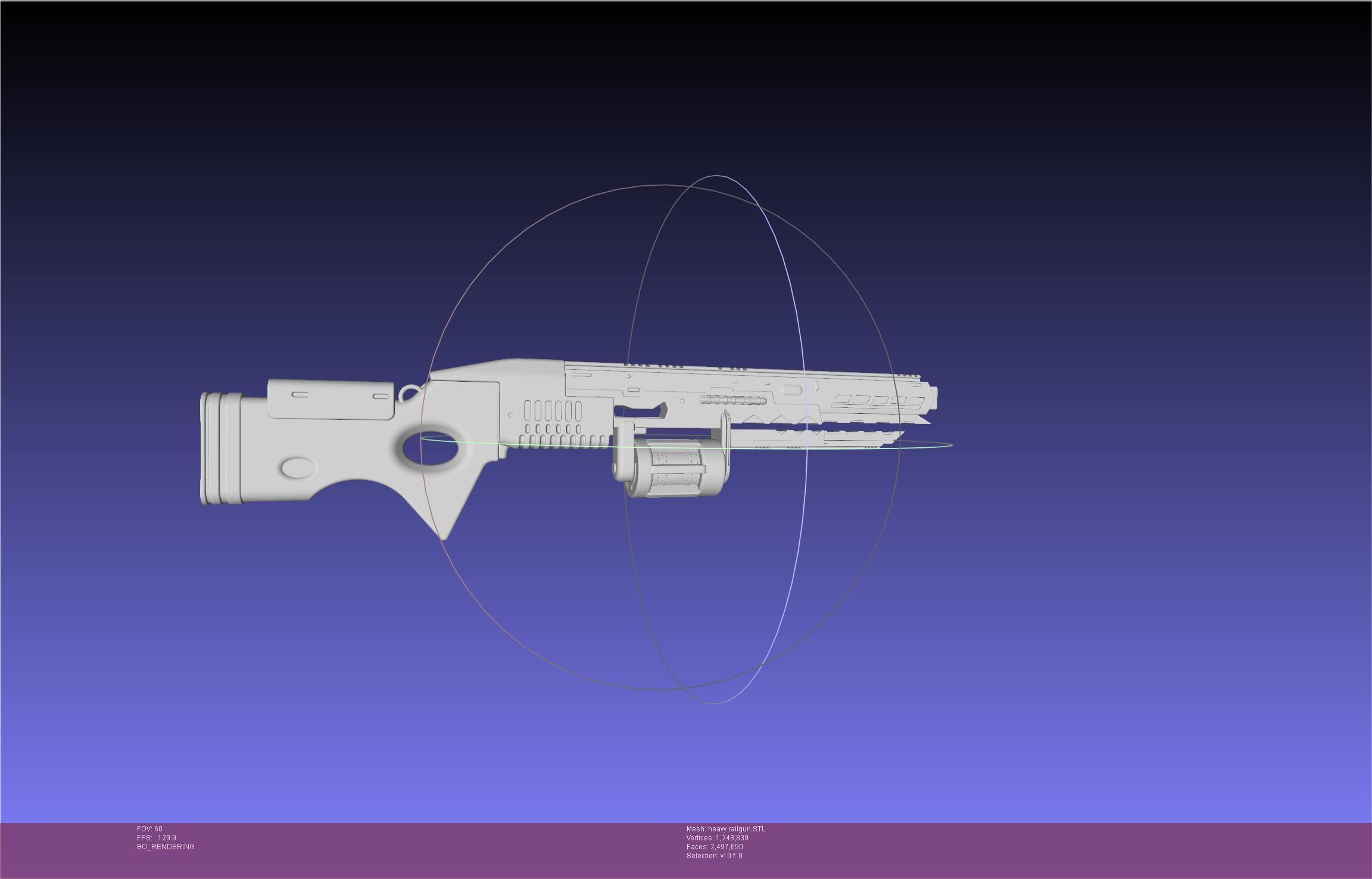 Murder Drones Finale Heavy Railgun 3D model_17