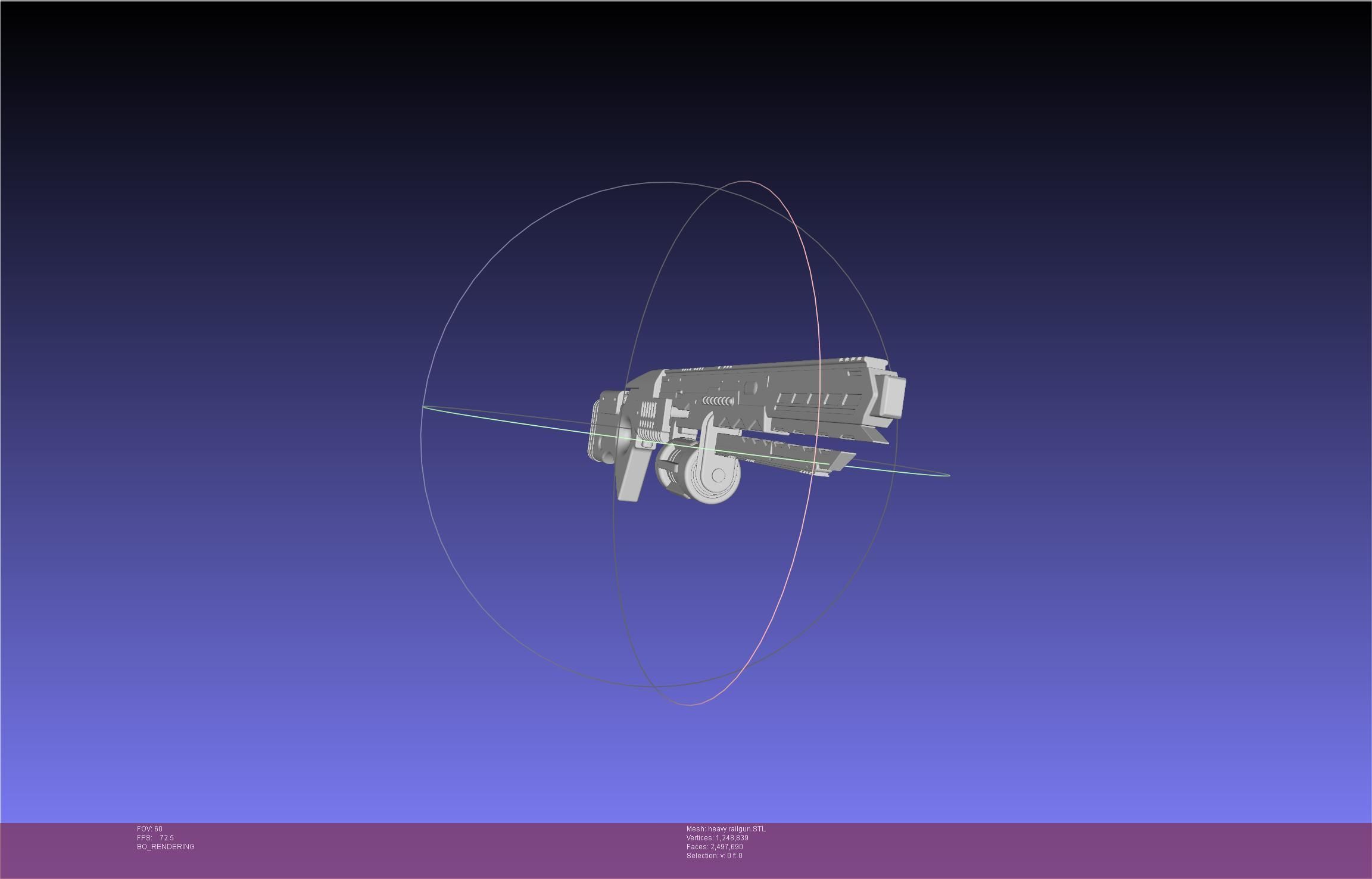 Murder Drones Finale Heavy Railgun 3D model_19