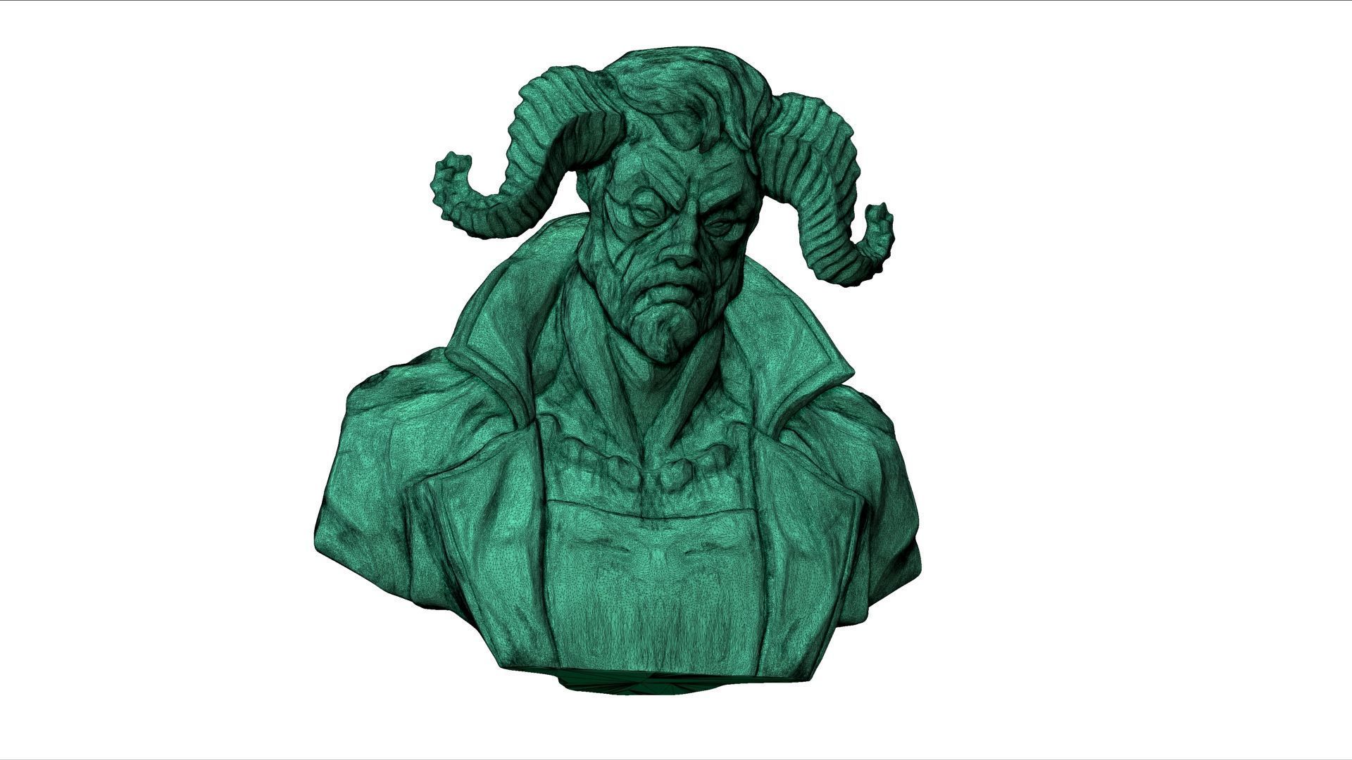 The Ram Super Hero or Villain  3D print model_6