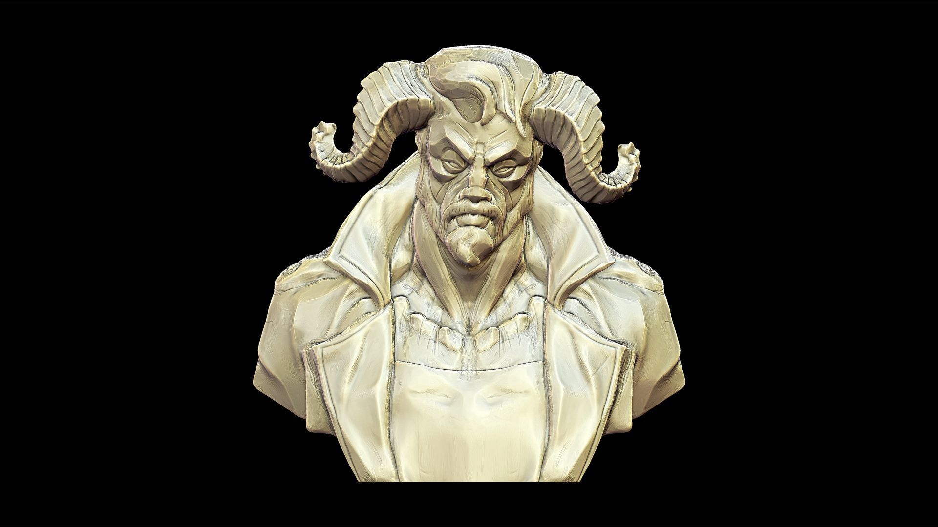 The Ram Super Hero or Villain  3D print model_1