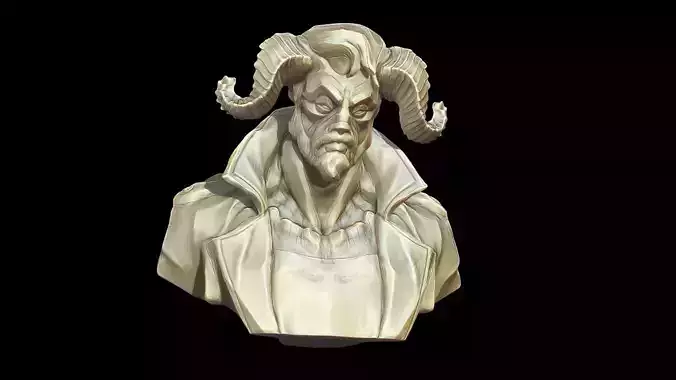 The Ram Super Hero or Villain  3D print model