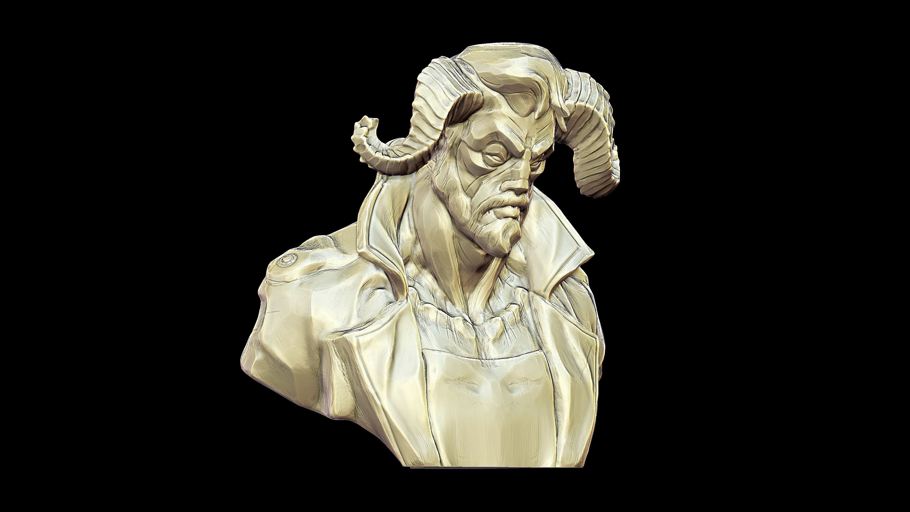 The Ram Super Hero or Villain  3D print model_2