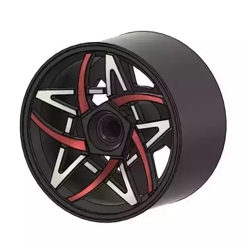 JOVA C7 CORVETTE RIMS FOR DIECAST 64 SCALE