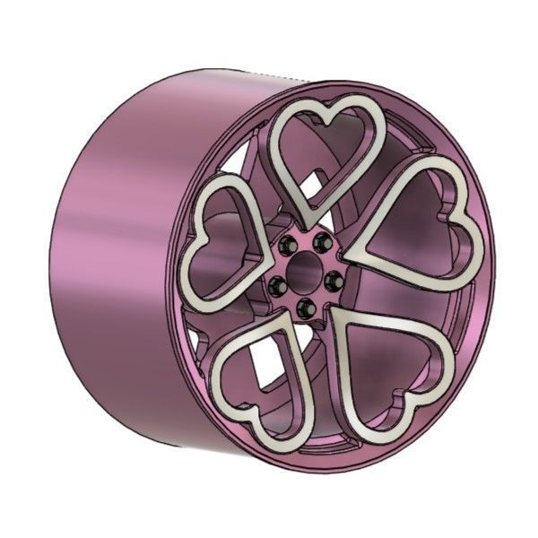 JOVA LOVE RIMS FOR DIECAST 64 SCALE 3D print model_1