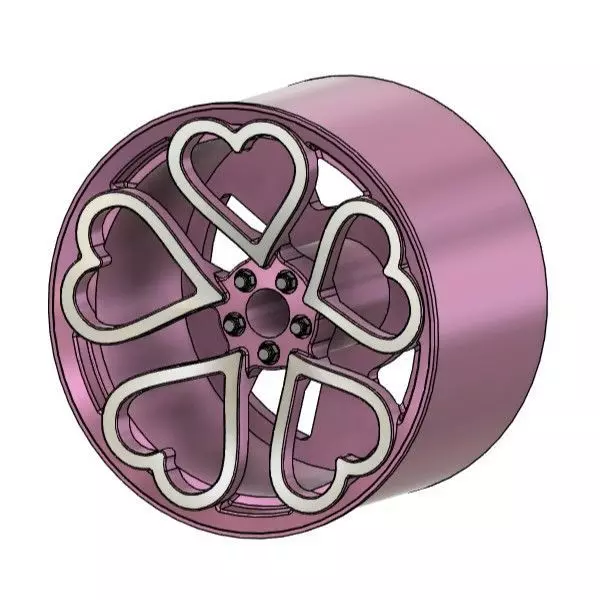 JOVA LOVE RIMS FOR DIECAST 64 SCALE 3D print model_0