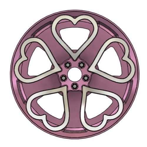 JOVA LOVE RIMS FOR DIECAST 64 SCALE 3D print model_2