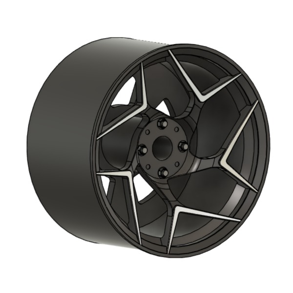 JOVA MERCURY SABLE RIMS FOR DIECAST 64 SCALE 3D print model_1