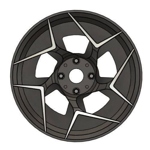 JOVA MERCURY SABLE RIMS FOR DIECAST 64 SCALE 3D print model_2