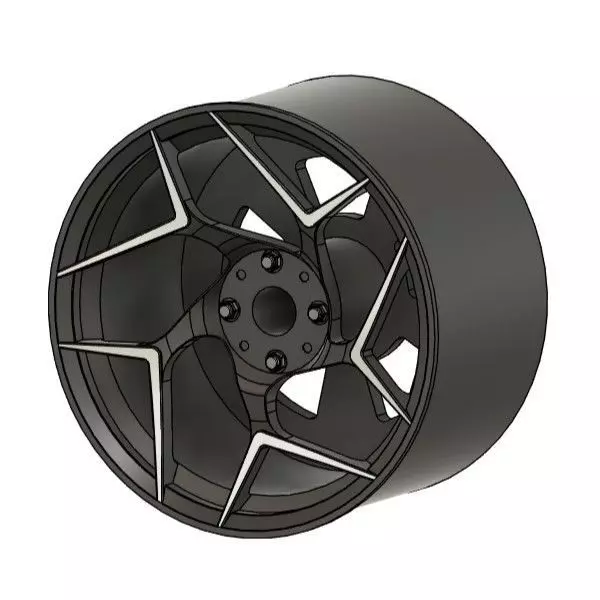 JOVA MERCURY SABLE RIMS FOR DIECAST 64 SCALE 3D print model_0