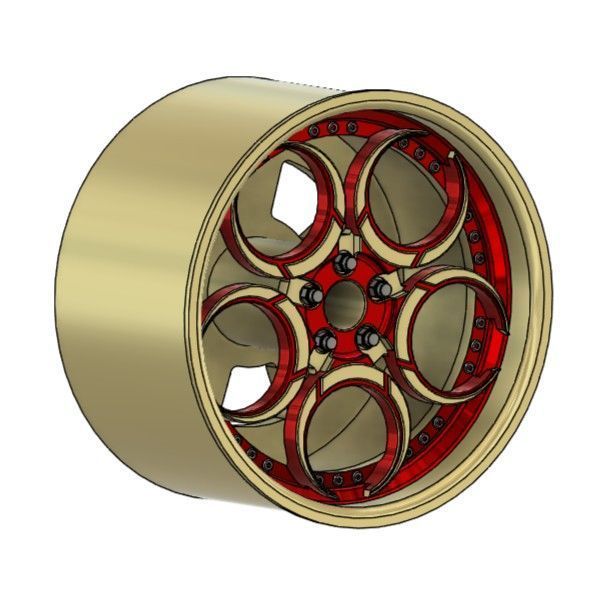 JOVA MUSTANG ALFA ROMEO RIMS FOR DIECAST 64 SCALE 3D print model_1