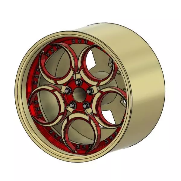 JOVA MUSTANG ALFA ROMEO RIMS FOR DIECAST 64 SCALE 3D print model_0