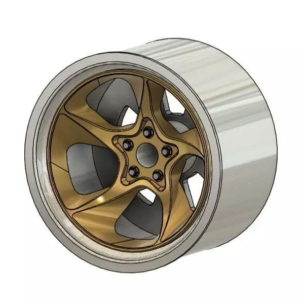 JOVA PORSCHE 992 RIMS FOR DIECAST 64 SCALE 3D print model_0