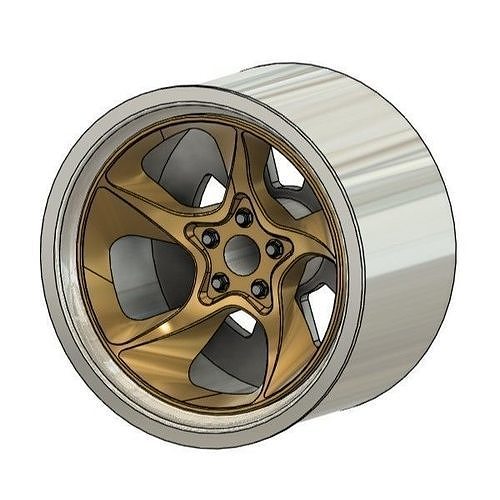 JOVA PORSCHE 992 RIMS FOR DIECAST 64 SCALE 3D print model