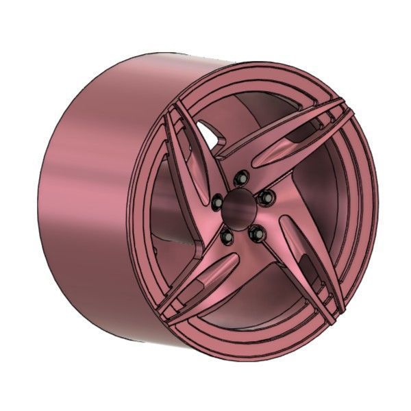 JOVA TESLA RIMS FOR DIECAST 64 SCALE 3D print model_1