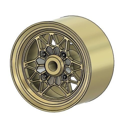MINI CLASSIC AL DASH TYPE M RIMS FOR DIECAST 64 SCALE 3D print model