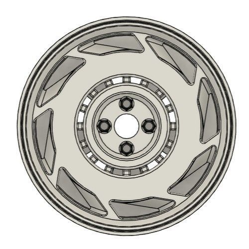 MINI CLASSIC AME WINDMHULE RIMS FOR DIECAST 64 SCALE 3D print model_3