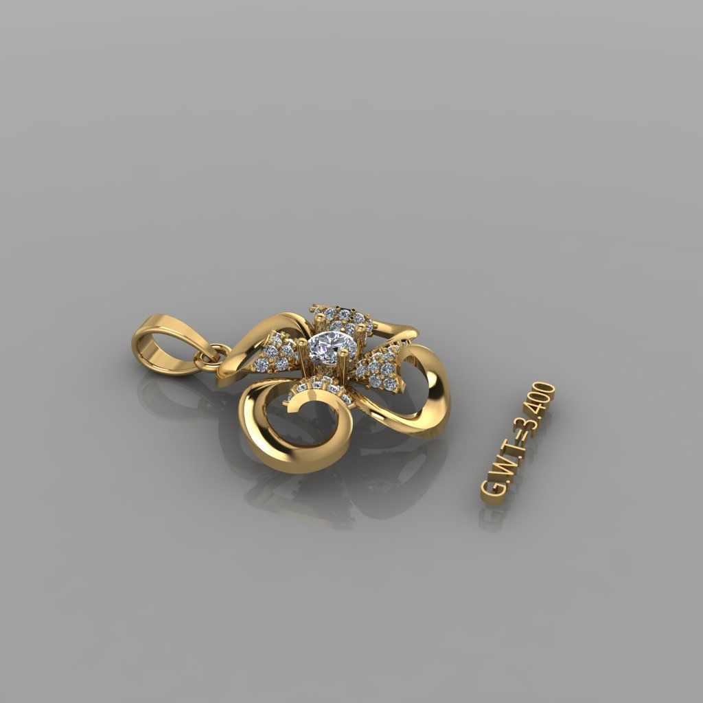 FASHION  PENDANT 3D model_1