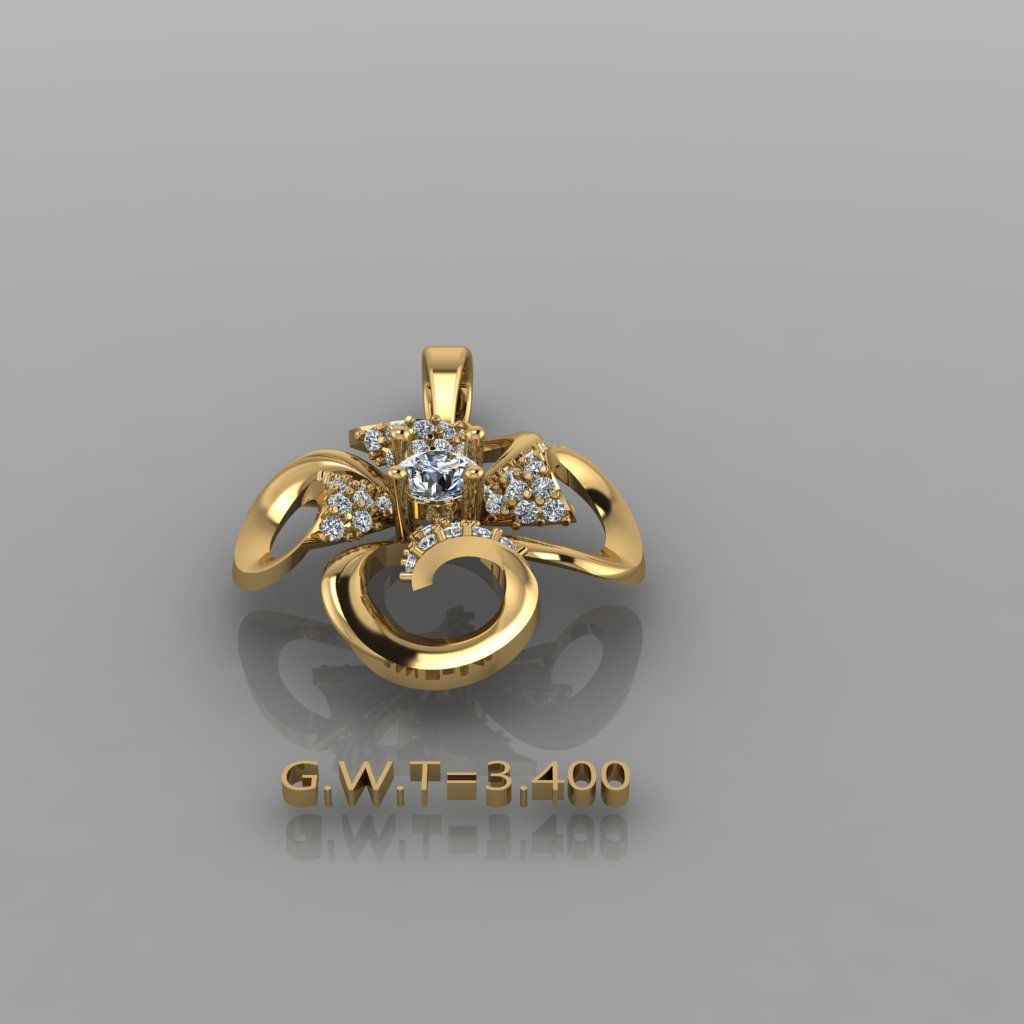 FASHION  PENDANT 3D model_3