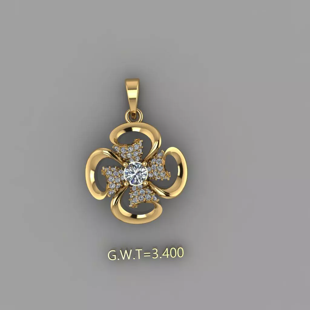 FASHION  PENDANT 3D model_0