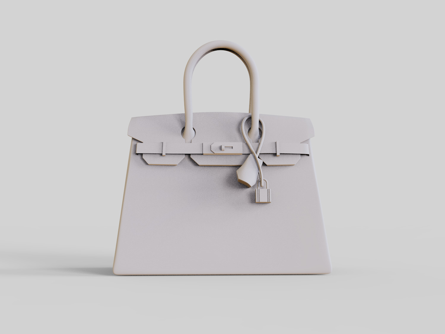 Hermes Birkin Bag 3D Model - STL File 3D print model_2