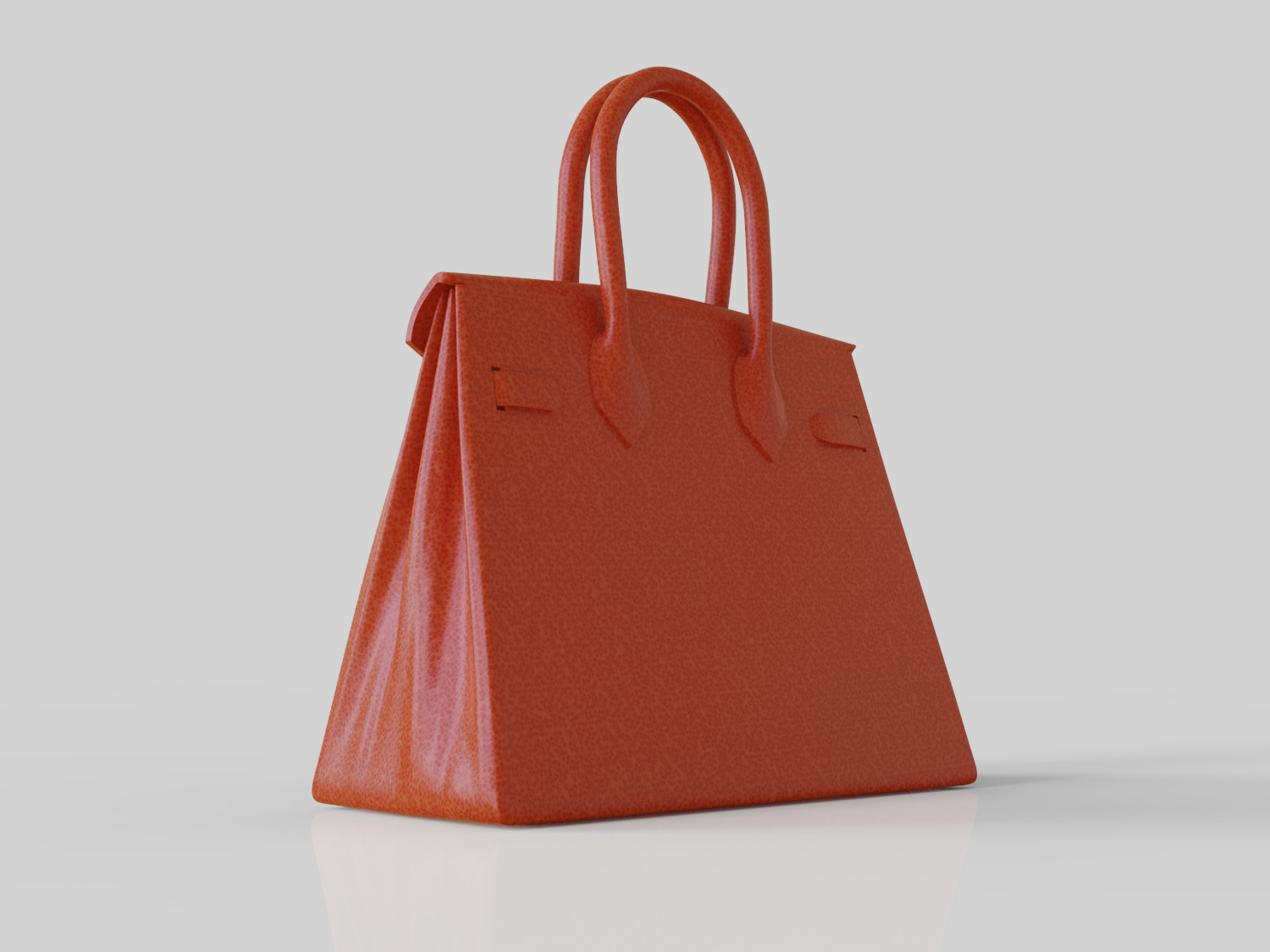 Hermes Birkin Bag 3D Model - STL File 3D print model_1