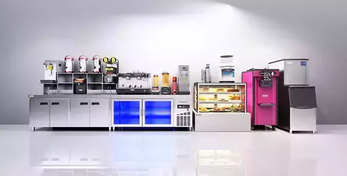 Coffee equipment 48 3D model