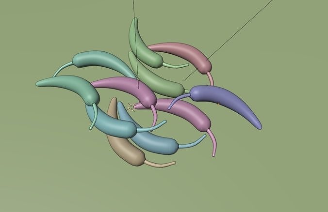 Serrano Pepper Low Poly realistic 3d model for game Low-poly 3D model 5