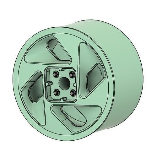 MINI CLASSIC AUTOPISTA DRY RIMS FOR DIECAST 64 SCALE 3D print model