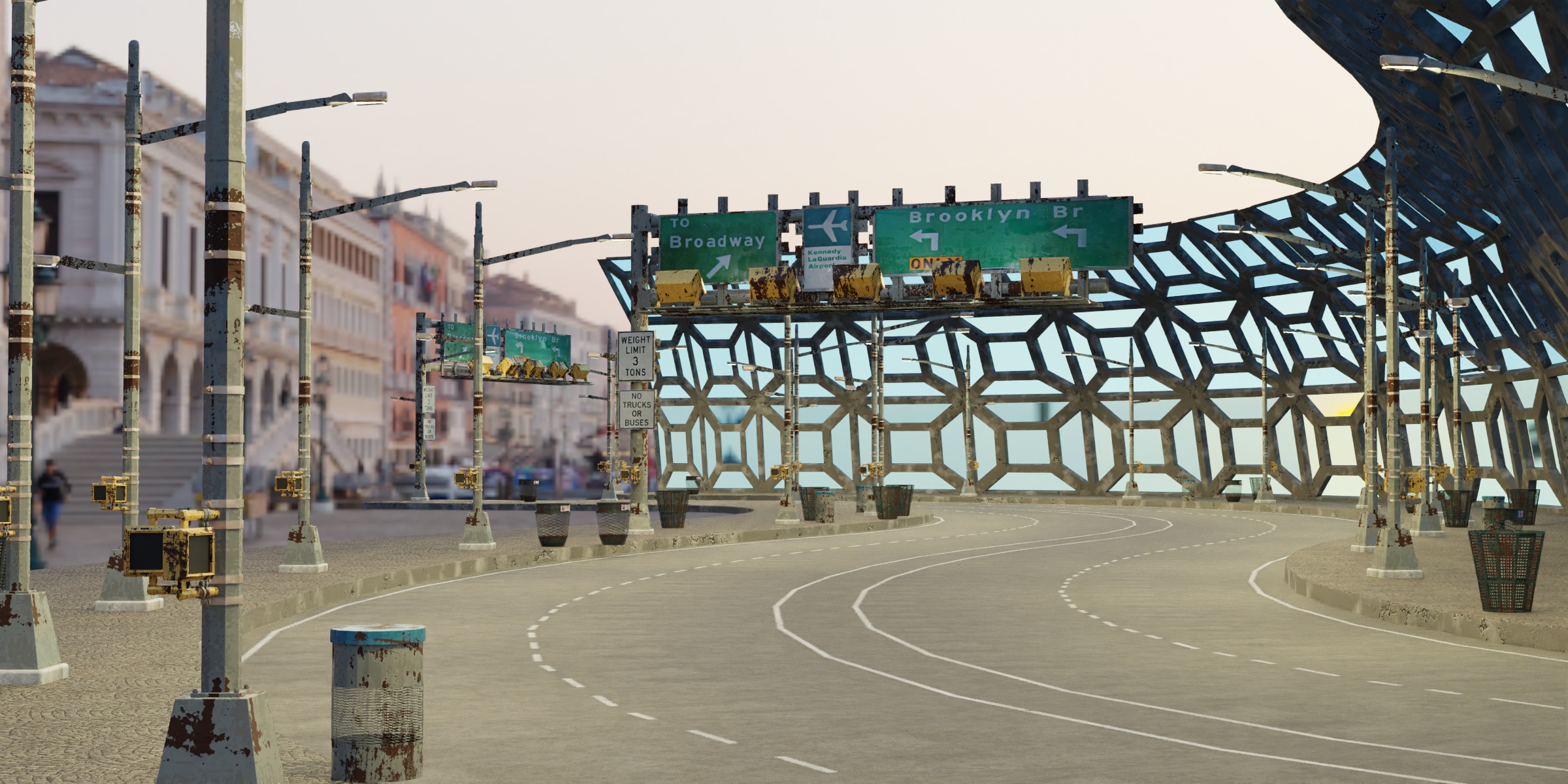 Geometry Nodes Road Generator 3D model_6