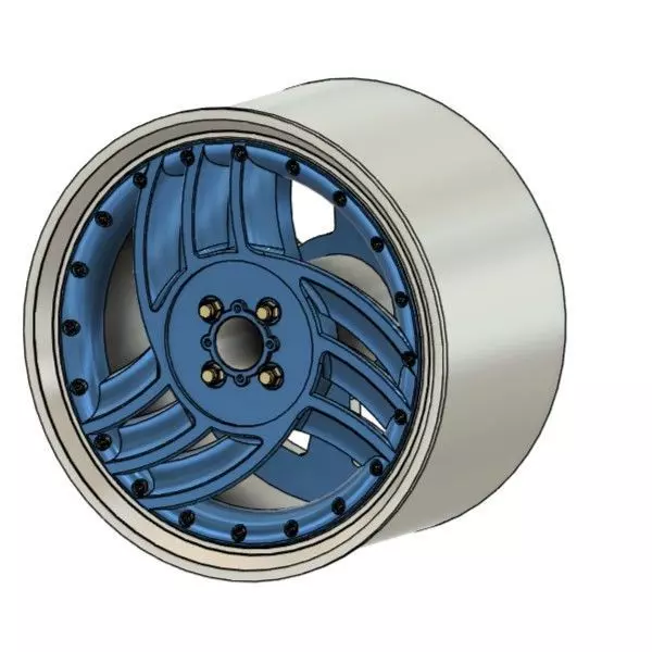 MINI CLASSIC HIRO RIMS FOR DIECAST 64 SCALE 3D print model_0