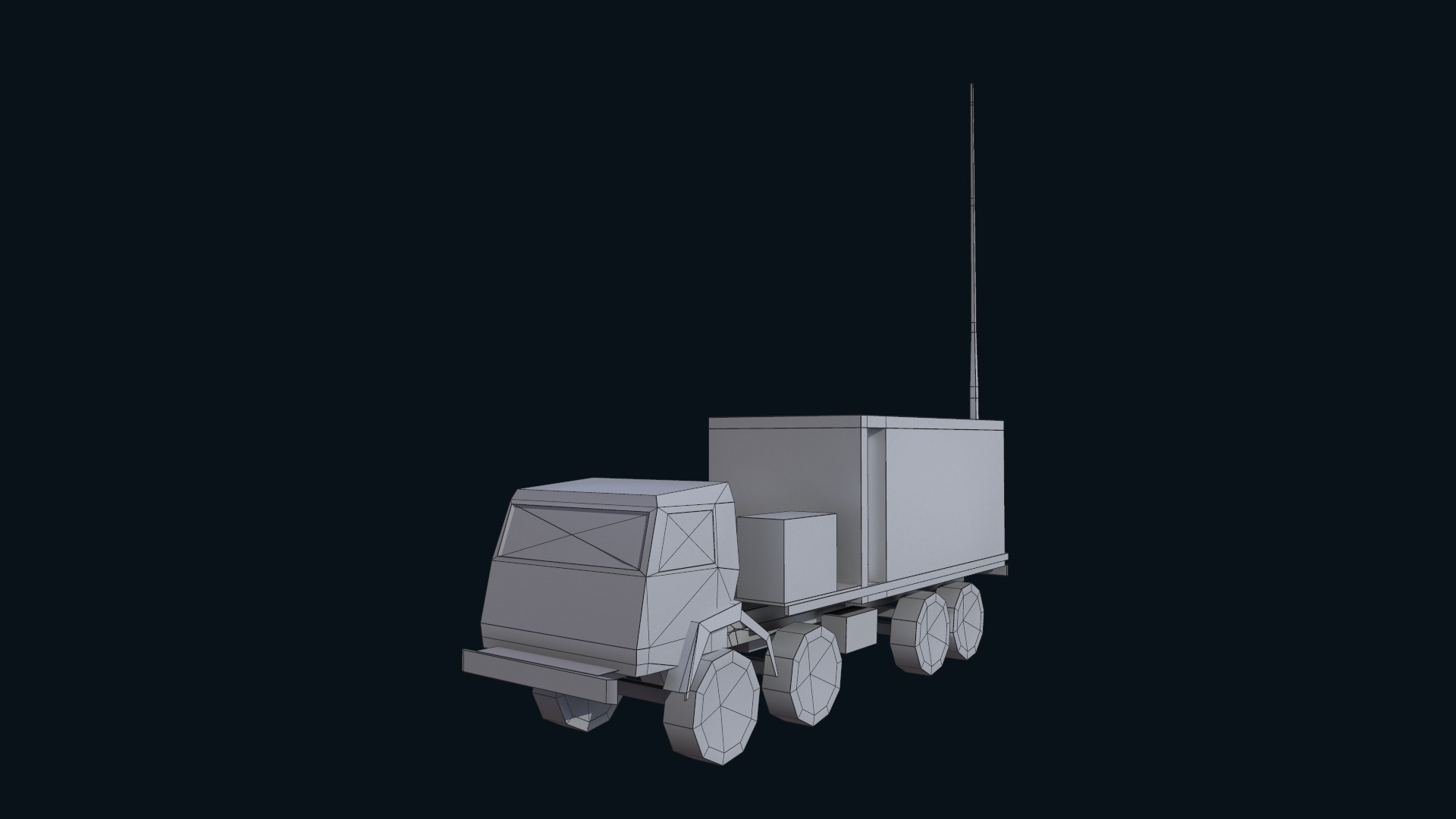 Asset - Army - Krasukha 4 EW System - 02 3D Model Realistic Low-poly 3D model_51