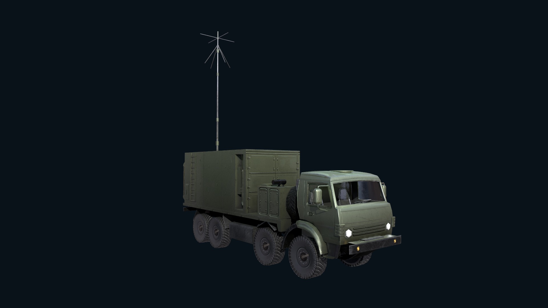 Asset - Army - Krasukha 4 EW System - 02 3D Model Realistic Low-poly 3D model_18