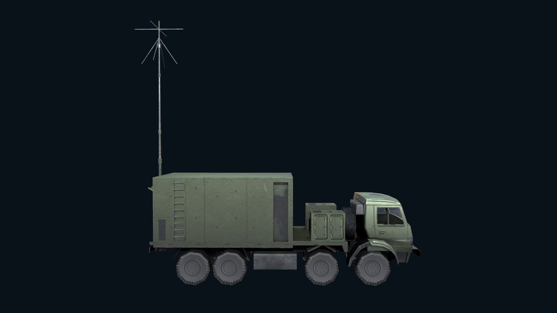 Asset - Army - Krasukha 4 EW System - 02 3D Model Realistic Low-poly 3D model_39