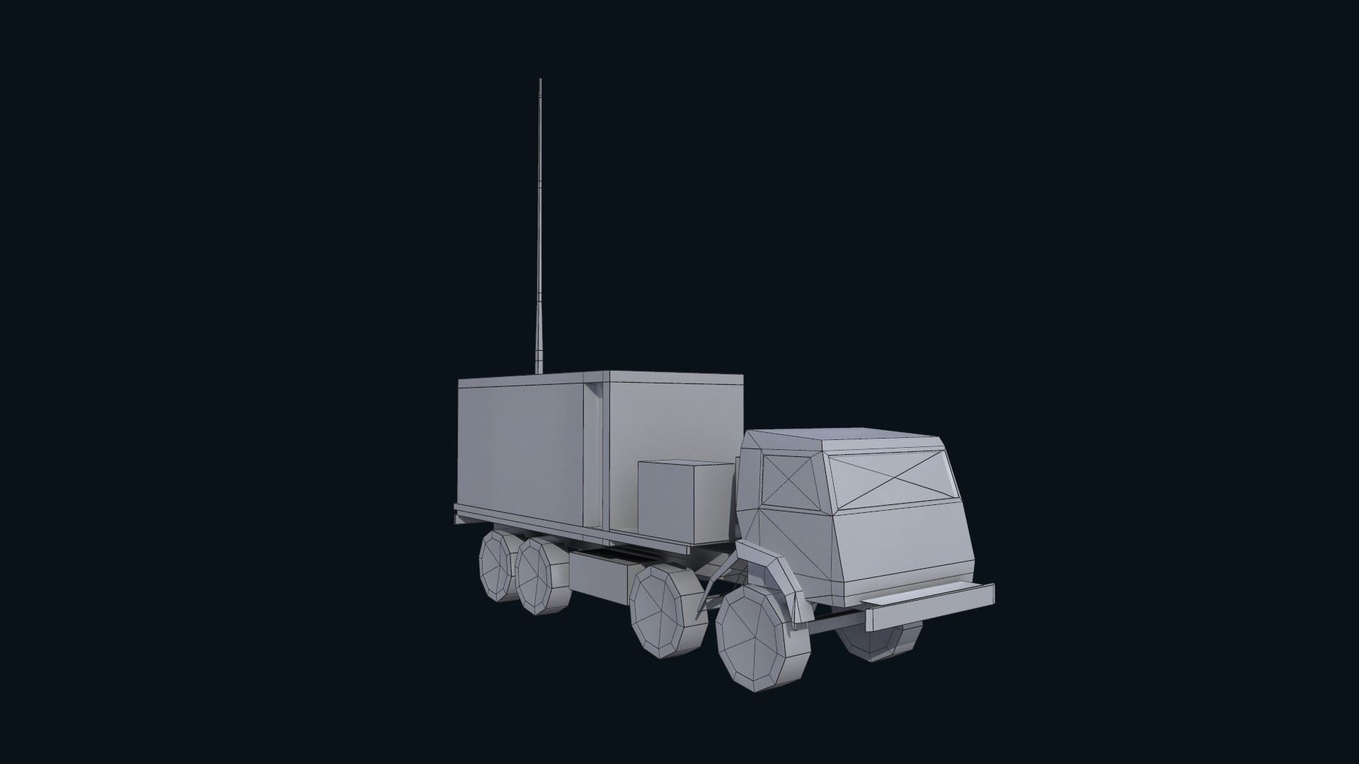 Asset - Army - Krasukha 4 EW System - 02 3D Model Realistic Low-poly 3D model_53