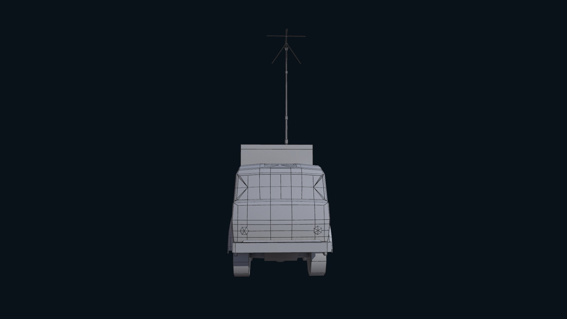 Asset - Army - Krasukha 4 EW System - 02 3D Model Realistic Low-poly 3D model_42