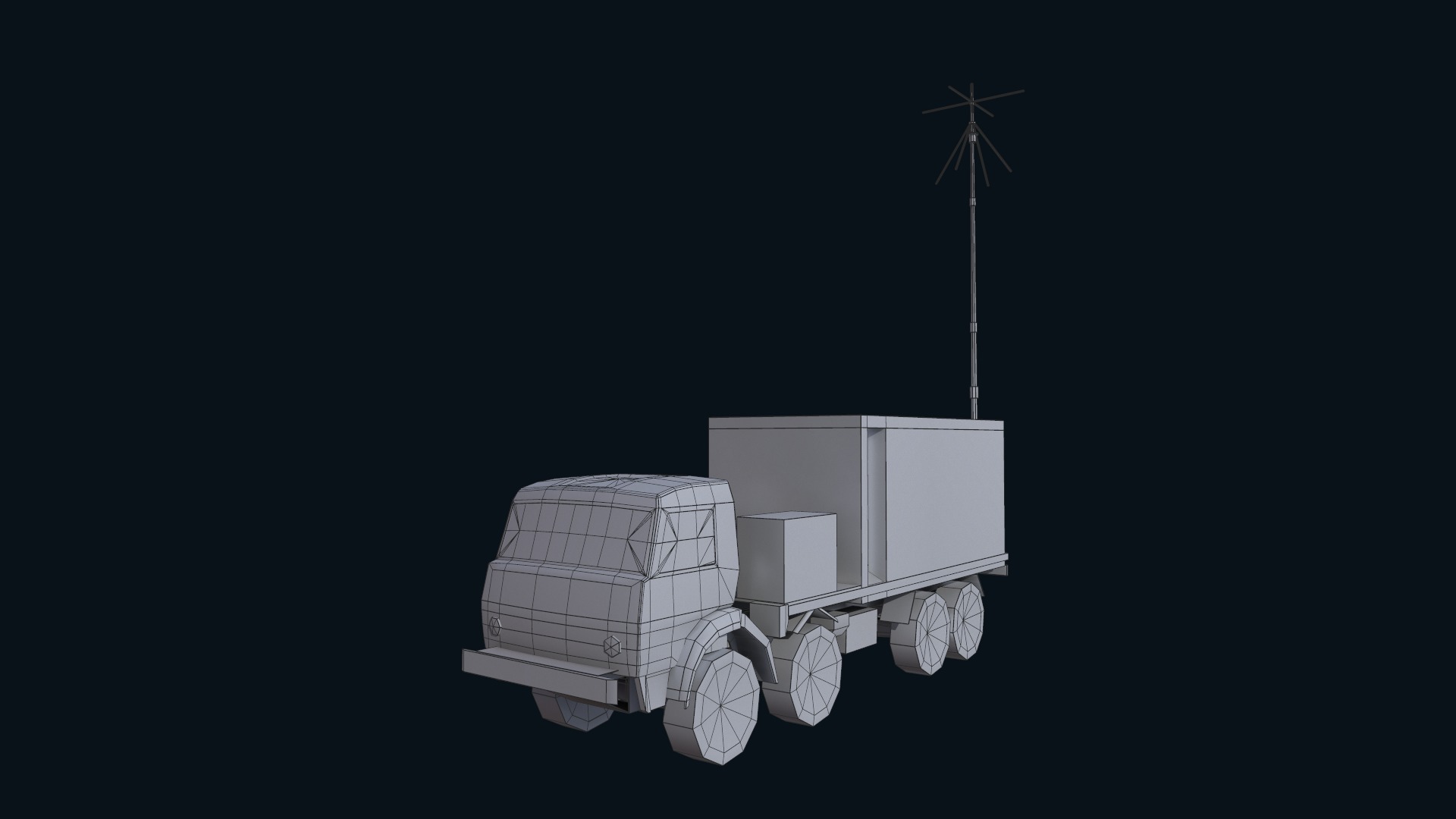 Asset - Army - Krasukha 4 EW System - 02 3D Model Realistic Low-poly 3D model_41