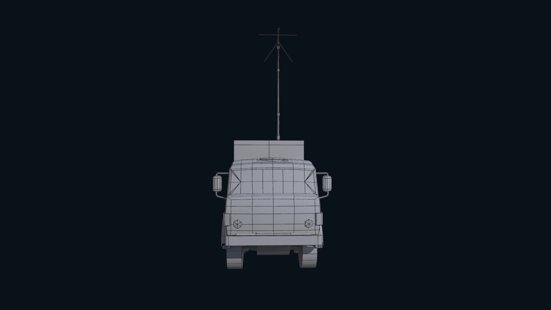 Asset - Army - Krasukha 4 EW System - 02 3D Model Realistic Low-poly 3D model_22