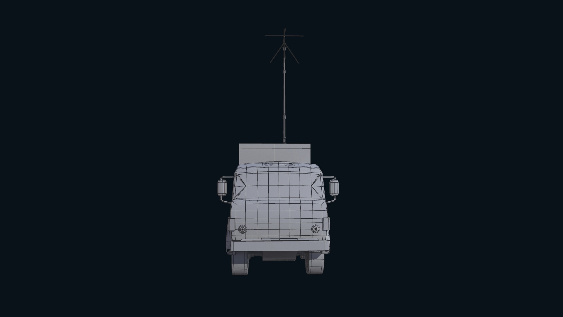Asset - Army - Krasukha 4 EW System - 02 3D Model Realistic Low-poly 3D model_12